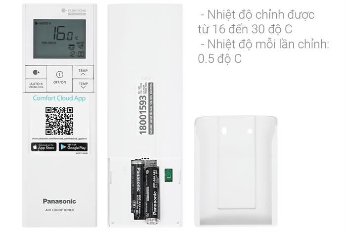 Điều Hoà Panasonic Inverter 24.000 BTU 1 Chiều CU/CS-XU24BKH-8